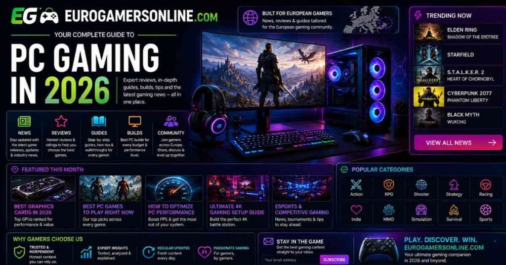 EuroGamersOnline PC gaming news and guides banner 2026
