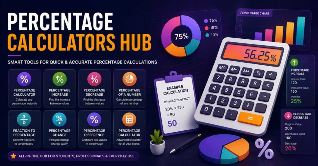 Smart Percentage Calculators Hub for Quick Results