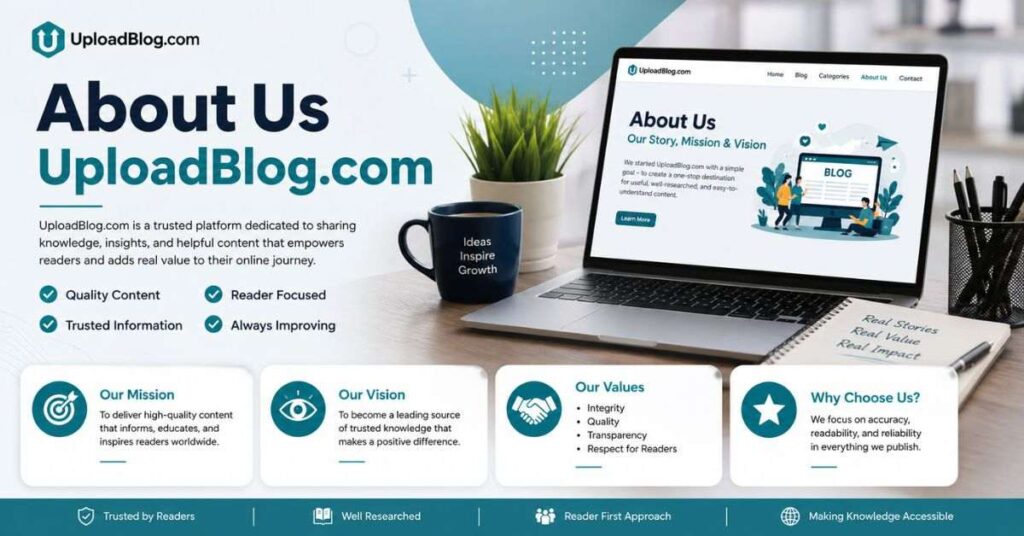 Professional uploadblog.com about us design
