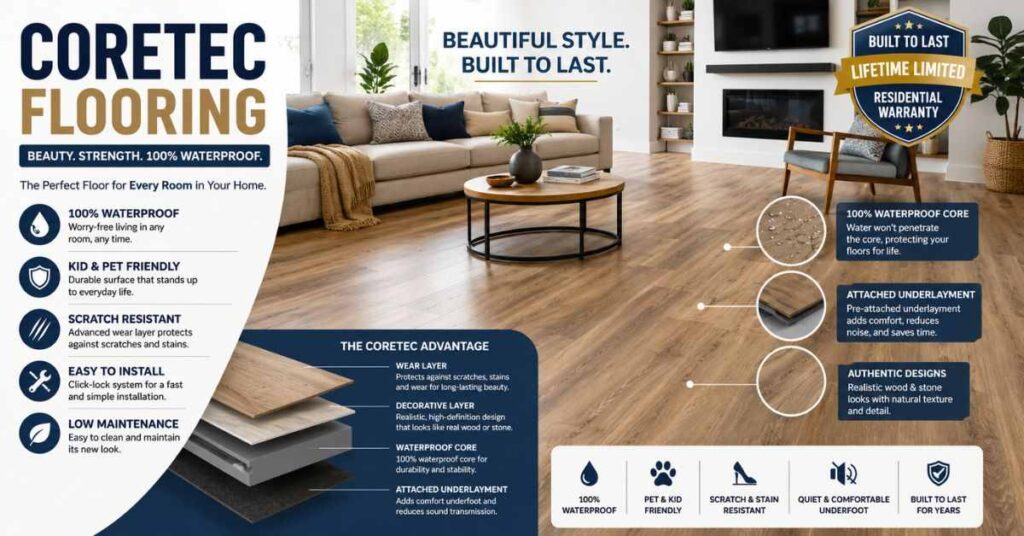 CoreTec Flooring premium home flooring style banner