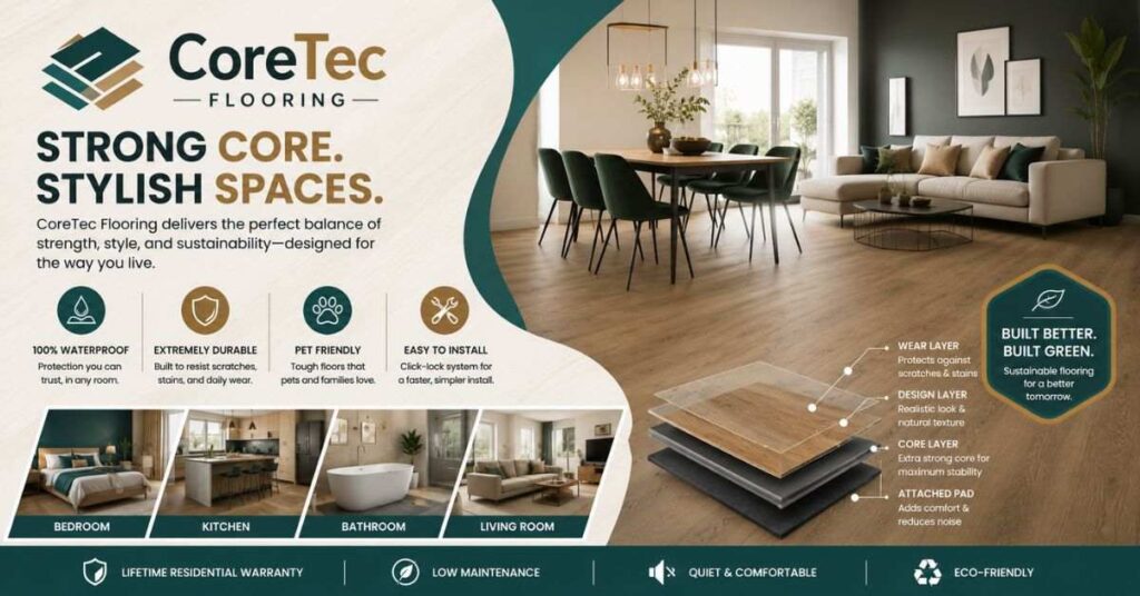 CoreTec Flooring stylish waterproof flooring inspiration banner