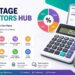 Modern Percentage Calculator Hub for Quick Calculations