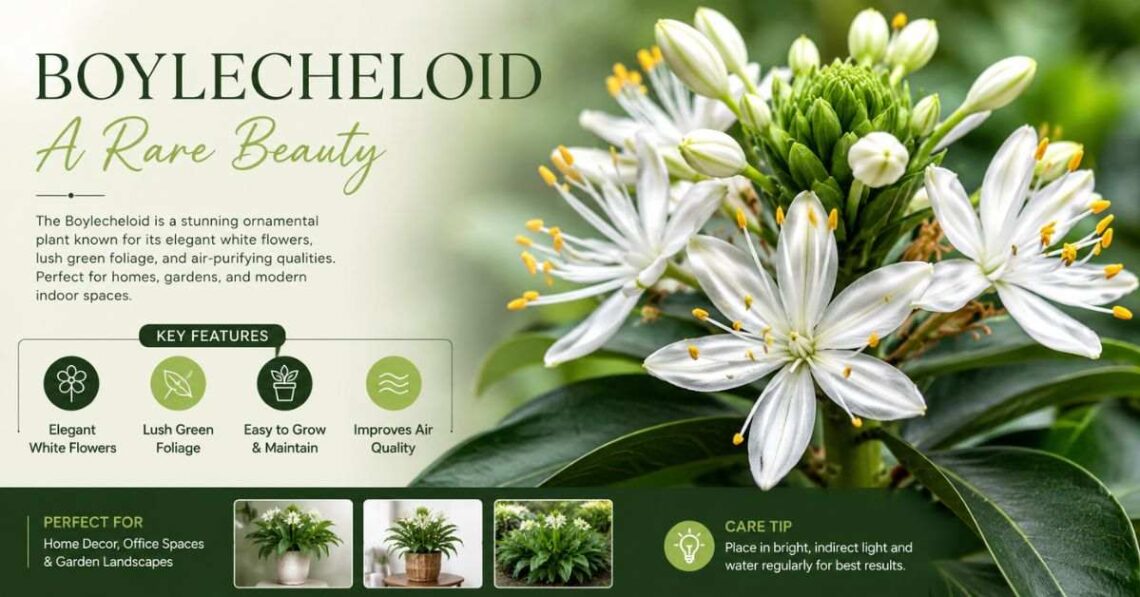 Beautiful Boylecheloid flower with modern garden design