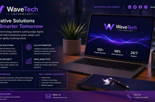 WaveTech advanced technology solutions for AI, cloud computing, and security
