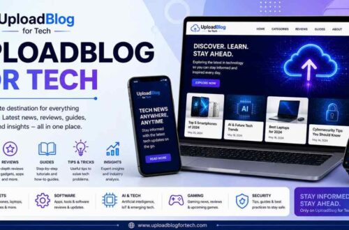 UploadBlog for Tech creative technology blog artwork