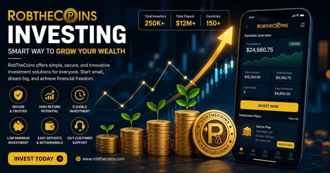 RobTheCoins Investing Platform for Wealth Building Today