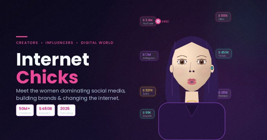 Internet Chicks Top Social Media Stars 2026