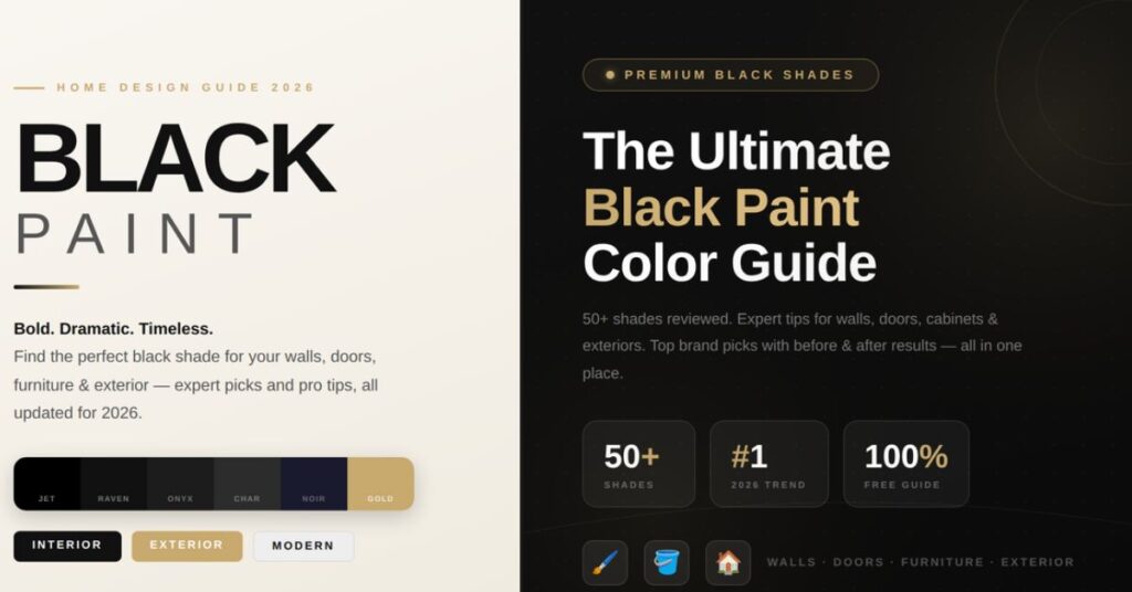 Luxury Black Paint Guide with Premium Finish Tips